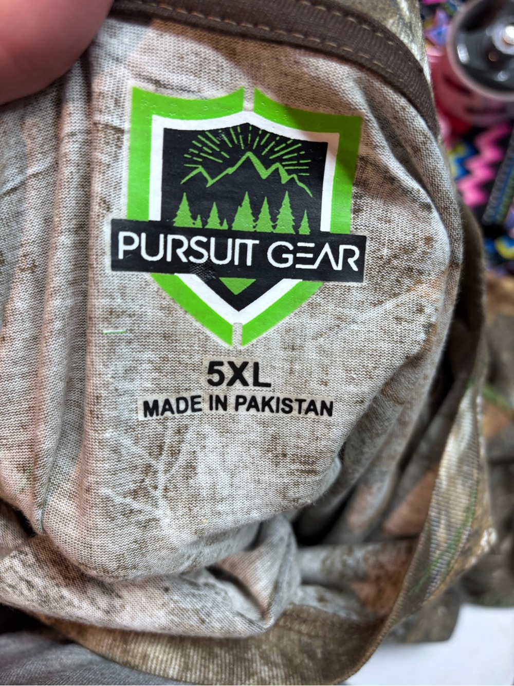 Pursuit Gear Realtree Edge Camo Long Sleeve Shirt Men’s 5XL NWT